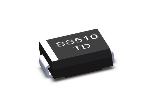 Paquet de SMC de diode de la diode de barrière de Ss54 Ss56 SMD Schottky 5a 40V 100V 60V
