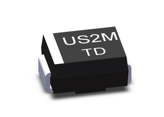 La caisse de diode de la diode de redresseur de récupération d'US2M High Efficiency Fast 2A 1000v Smb FONT 214AA